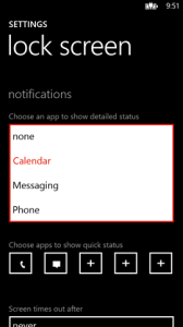 Customizable lockscreen notifications