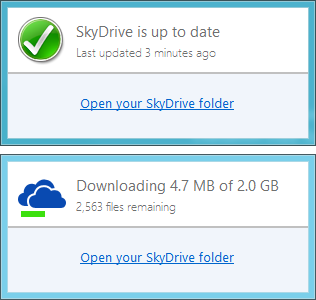 Estatus SkyDruve