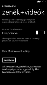 Show music and video playing on Xbox console