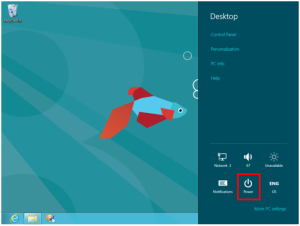 Apagar Windows 8